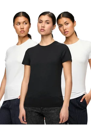 Pieces® T-Shirt Basic Rundhals T-Shirts im 3er Pack - Verkäufer: mailopoint