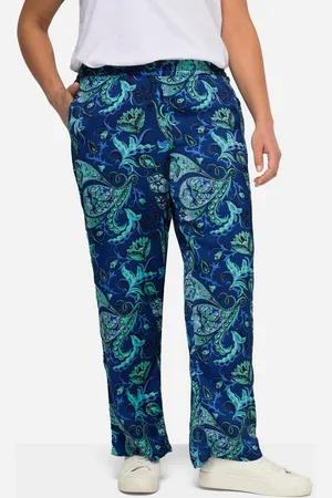 Angel of Style Funktionshose Hose bequeme Passform Satin Alloverdruck - Verkäufer: Popken Fashion Group