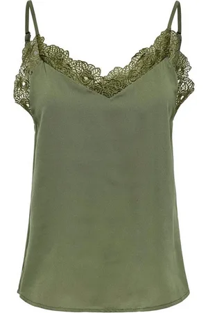 ONLY Spaghettitop ONLELLEY FR LACE SINGLET CS PTM