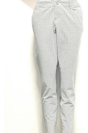 Alberto Golfhose Golf Hose Mona WR Kreismuster Weiß Damen - Verkäufer: Svens Golfshop GmbH