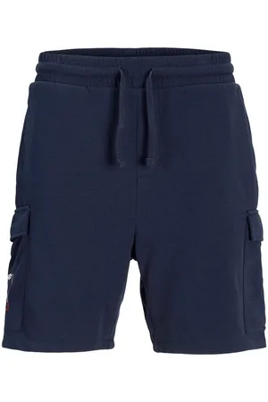 JACK & JONES Shorts JPSTKANE JJSCRIPT SWEAT SHORTS AMT PLS