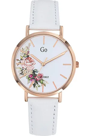 GO Girl Only Quarzuhr Damenuhr Leder , (Analoguhr), Damenuhr rund, mittel (ca. 34mm), Lederarmband , Elegant - Verkäufer: Fit4Style Silberschmuck - IMPPAC