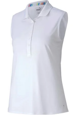 PUMA Poloshirt Golf Polo Gamer Sleeveless Weiß Damen L - Verkäufer: Svens Golfshop GmbH