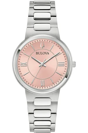 BULOVA Quarzuhr 96L335, Armbanduhr, Damenuhr, Edelstahlarmband, analog