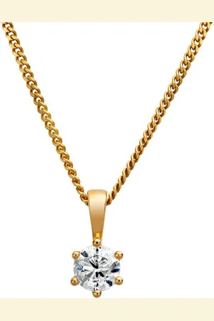 Orolino Kette mit Anhänger 750/- Gelbgold 1 Brillant 0,50 ct.