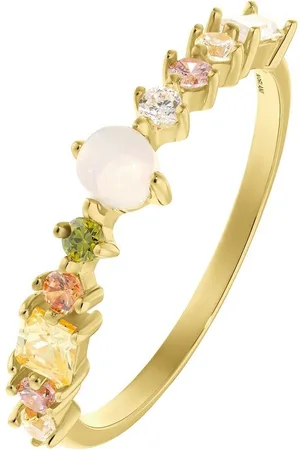 Noelani Fingerring Colorful Stones, 2036067/-68/-69, 20360677/-68/-69, 20360677-687-69, mit Zirkonia (synth)