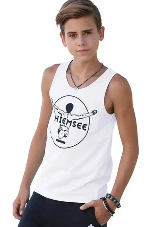 CHIEMSEE Tanktop BASIC mit Logo-Druck in Kontrast