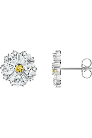 Thomas Sabo Paar Ohrstecker Lovely Daisy Ohrstecker groß, H2169-051-4, mit Zirkonia (synth)