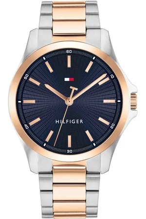 Tommy Hilfiger Quarzuhr BRUCE 1792193, Armbanduhr, Herrenuhr, Edelstahlarmband, analog