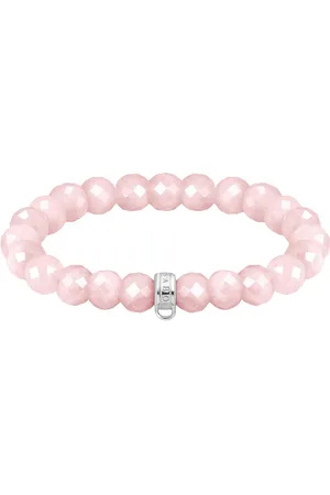 Thomas Sabo Armband Charm-Armband Rosenquarz, X0292-034-9-L19, mit Rosenquarz