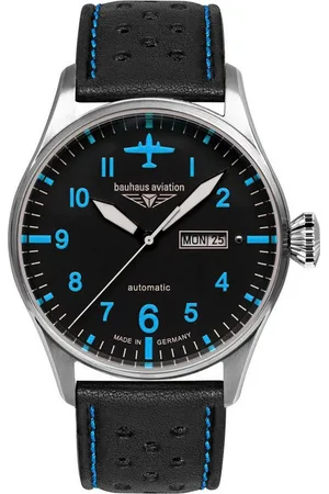 Bauhaus Automatikuhr Flight Control Automatic 2766-3, Armbanduhr, Herrenuhr, Made in Germany, Mechanische Uhr, analog, Tag