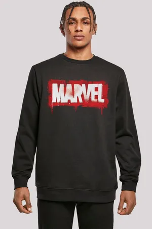 F4NT4STIC Sweatshirt Marvel Spray Logo Print