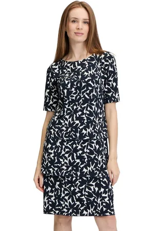 Betty Barclay Sommerkleid Stufenkleid kurzarm Druck