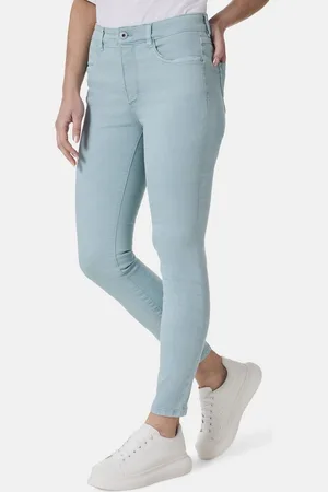 Stooker Women 5-Pocket-Jeans Rio Fexxi Move Strass Skinny Fit Skinny Fit Casual Clean Wash Denim Jeans Magic Shape Effekt für Damen