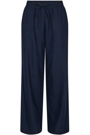 Freequent Leinenhose FQLAVA-PANT aus Leinenmix und mit Kordelzug