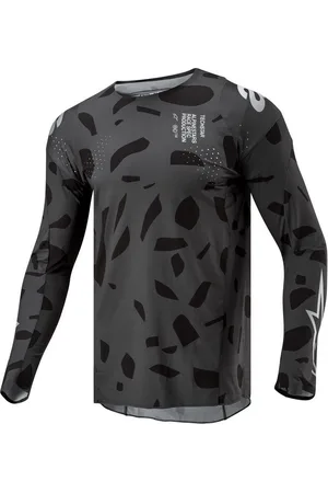 Alpinestars Motocross-Shirt Techstar Graphite Motocross Jersey Atmungsaktiv - Verkäufer: Fc-Moto