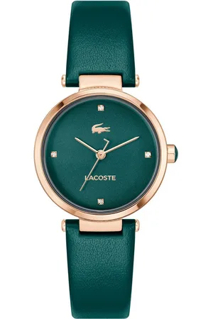 Lacoste Quarzuhr ORBA 2001424, Armbanduhr, Damenuhr, Lederarmband, analog