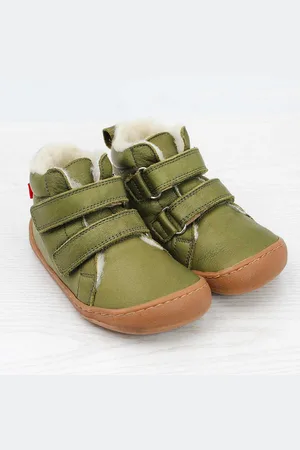 POLOLO Barfußstiefel Barefoot Winter Wolle Boot Schnürstiefelette - Verkäufer: Alex und Elis Kinderschuhe