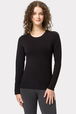 Les Lunes Yoga & Relax Shirt SCARLETT Longsleeve Basic Locker geschnittenes Basic Longsleeve aus weichem Bambus-Mix - Verkäufer: GoJungo GmbH