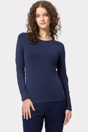 Les Lunes Yoga & Relax Shirt SCARLETT Longsleeve Basic Locker geschnittenes Basic Longsleeve aus weichem Bambus-Mix - Verkäufer: GoJungo GmbH