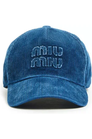 Miu Miu Baseball Cap Basebalkappe Kappe Mütze Logo Cap Verstellbarer Riemen Klettverschluss für eine individuelle Passform - Verkäufer: eldigo