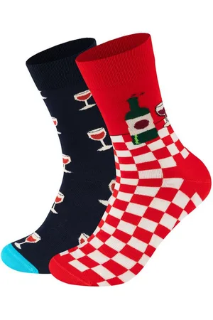 Happy Socks Basicsocken Wine Socken für Weinliebhaber - Verkäufer: GoJungo GmbH