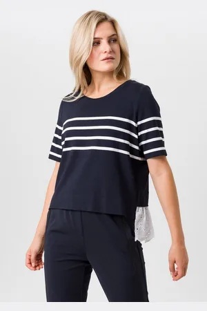 Tuzzi Nero Kurzarmshirt mit Spitze am Saum - Verkäufer: Held Fashion Retail