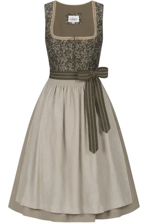 Nübler Trachtenkleid Midi Dirndl Gina in Oliv von - Verkäufer: Trachtenhof