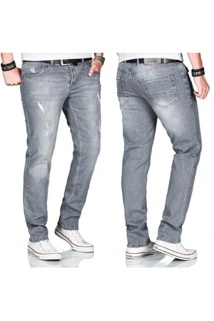Alessandro Salvarini Straight-Jeans ASCatania mit used look Effekt und mit 2% Elasthan - Verkäufer: Golden Brands