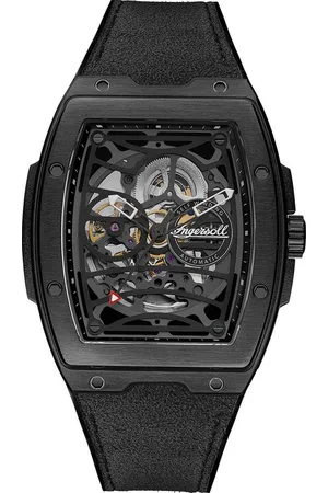 INGERSOLL 1892 Quarzuhr Herrenuhr PUR/Alcantara , (Analoguhr), Herren Armbanduhr eckig, PUR/ Alcantaraarmband , Elegant - Verkäufer: Fit4Style Silberschmuck - IMPPAC