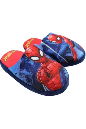SPIDERMAN Jungen Hausschuhe Puschen Pantoffeln 28 30 32 34 Pantoffel Kinder Hausschuhe - Verkäufer: coole-fun-t-shirts