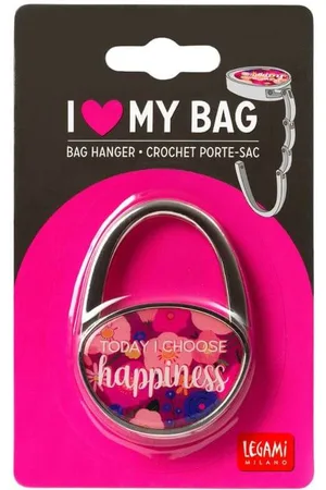 Legami Kleiderhaken Taschenhaken - I Love My Bag - Flowers - Verkäufer: einzigundartig