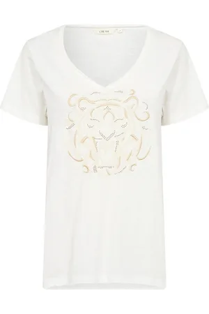 Cream T-Shirt T-shirt CRTiva - Verkäufer: DK Company
