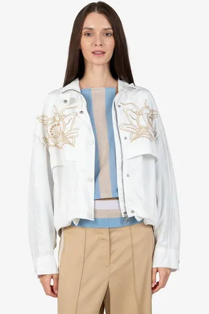 Sportalm Blouson mit aufwendiger, floraler Stickerei im Vorderteil