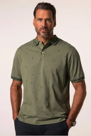 JP 1880 Poloshirt Poloshirt Halbarm Alloverprint bis 8 XL - Verkäufer: Popken Fashion Group