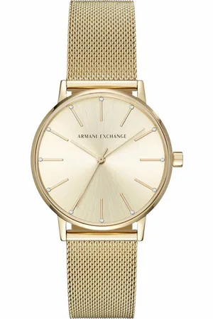 Armani Exchange Quarzuhr AX5536, Armbanduhr, Damenuhr, analog, Edelstahlarmband