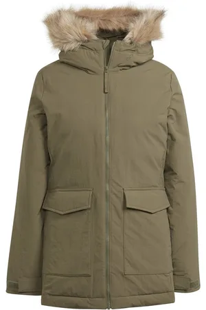 adidas Wintermantel adidas Damen Parka Hooded Fur Parka - Verkäufer: CORTEXPOWER