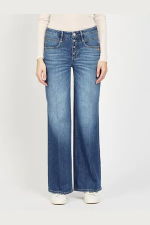 Gang Weite Jeans 94MEDINA WIDE mit Knopfverschluss
