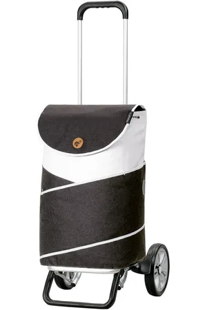 ASTRID ANDERSEN Einkaufstrolley Alu Star Shopper Jarl anthrazit, klappbar, höhenverstellbar, belastbar bis 40kg, wasserabweisend - Verkäufer: Easy-Trolley