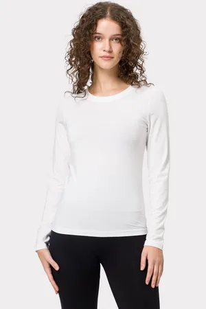 Les Lunes Yoga & Relax Shirt SCARLETT Longsleeve Basic Locker geschnittenes Basic Longsleeve aus weichem Bambus-Mix - Verkäufer: GoJungo GmbH