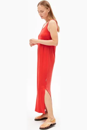 Armedangels Maxikleid MAELIAA SOLID Damen (1-tlg) Jerseykleid aus LENZING™ ECOVERO™ Viskose Mix - Verkäufer: