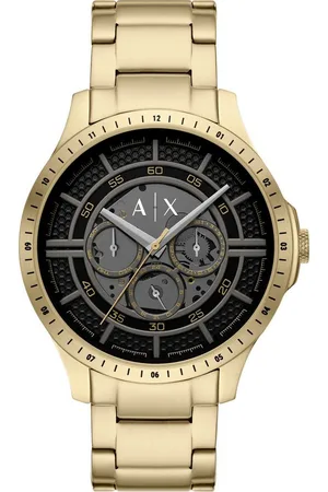 Armani Exchange Multifunktionsuhr AX2461, Armbanduhr, Herrenuhr, Edelstahlarmband, analog, Tag, Wochentag