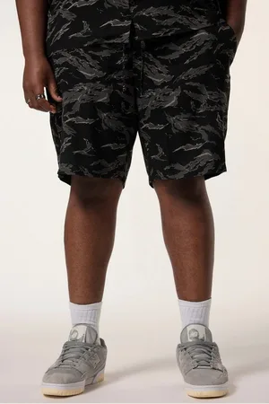 STHUGE Bermudas Bermuda Elastikbund tropischer Alloverprint - Verkäufer: Popken Fashion Group