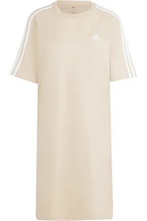 adidas Jerseykleid adidas Damen Kleid Essentials 3S Single Jersey Boyfriend Dress - Verkäufer: CORTEXPOWER