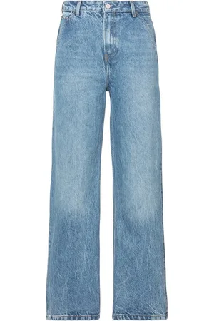 Tommy Hilfiger Weite Jeans Loose Wide Leg Regular Waist mit Logo-Badge
