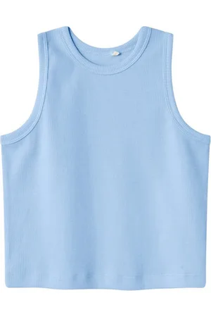 NAME IT Tanktop Rib Short Top Nakal Serenity Blue - Verkäufer: HUCKLEBUCK & FINJA Nordkinder Kindermode
