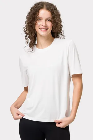 Les Lunes T-Shirt MILLIE Shirt Basic Locker geschnittenes Basic T-Shirt aus weichem Bambus-Mix - Verkäufer: GoJungo GmbH