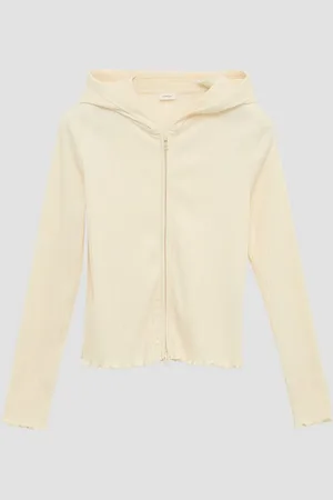 QS by s.Oliver Sweatjacke Sweatjacke aus Rippware mit Wellensaum und Zwei-Wege-Reißverschluss - Verkäufer: