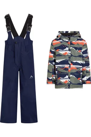 mc kinley Skianzug KK.-Anzug Timber II kds + Ray II kds AOP/BLACK - Verkäufer: SportTimm