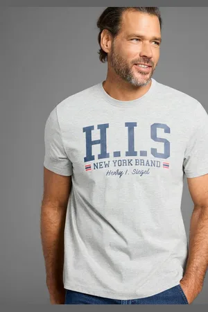 H.I.S T-Shirt mit trendigem Markenlogo im Collage-Look